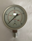 1/4“ 1/2“ BSP-Bajonettype de BARcapsule van Vattingsring pressure gauge 0-10