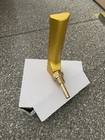 50mm 100mm van het de Maataluminium van de Glas Bimetaalthermometer het Lichaams Gouden Geplateerde V-vorm
