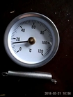 Class2.5 Bimetaalthermometer 63mm Bi-van de de Maatsensor van de Metaaltemperatuur de Achterverbinding